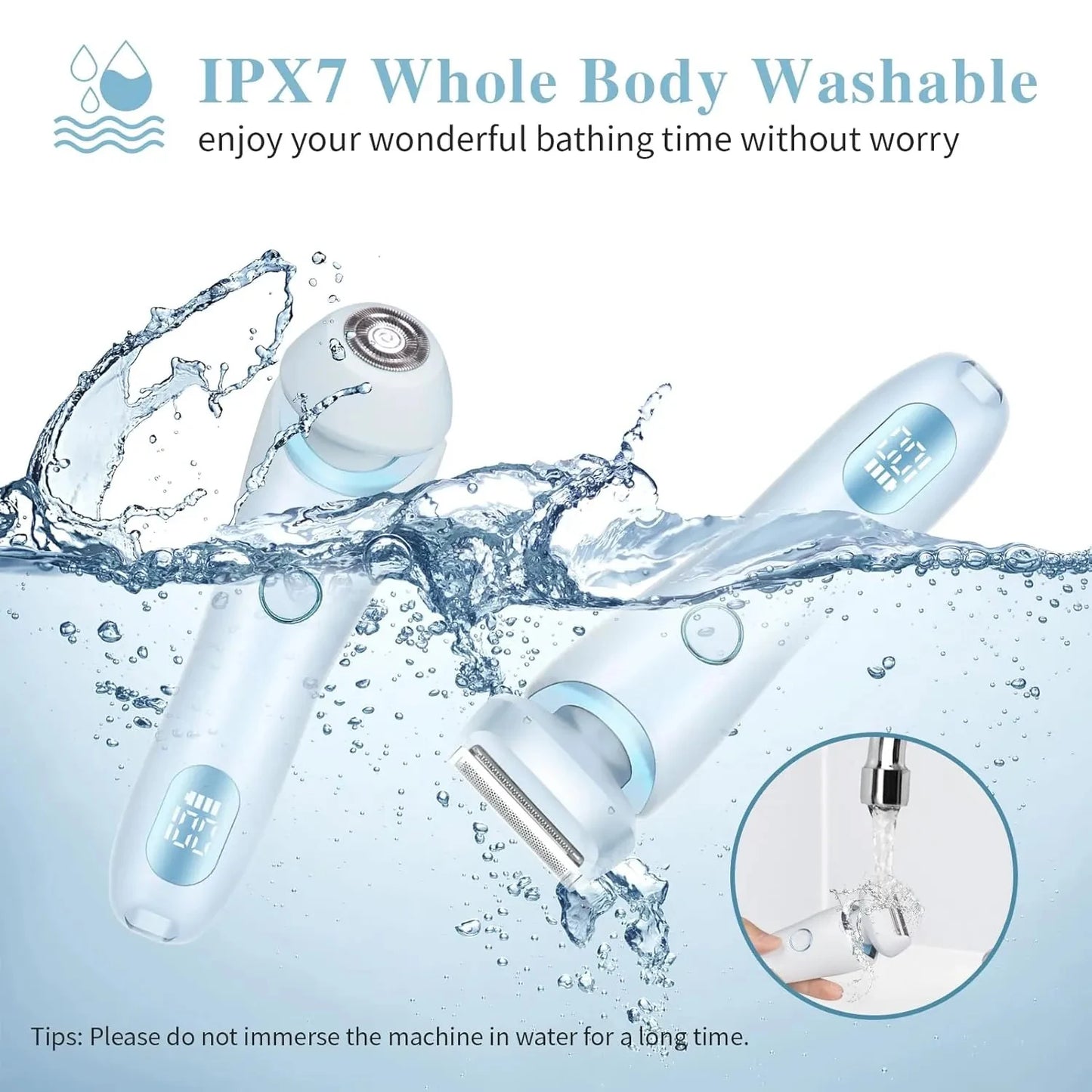 SmoothGlide Women’s Electric Razor – Painless & Rechargeable