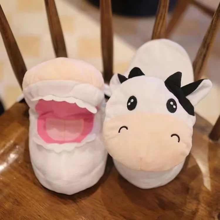 Adorable Cartoon Crocodile Slippers – Cozy & Fun