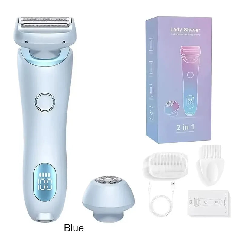 SmoothGlide Women’s Electric Razor – Painless & Rechargeable